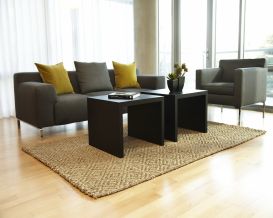 Perfect Diamond Jute Rug (Size: 5' x 8')