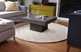 Kerala Ivory Jute Rug (Size: 8' x 8')