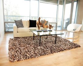Confetti Paper Shag Rug (Size: 5' x 8')