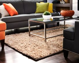 Mocha Paper Shag Rug (Size: 3' x 5')