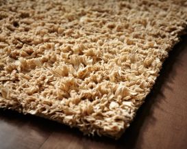 Mocha Paper Shag Rug (Size: 5' x 8')