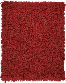 Crimson Silky Shag Rug (Size: 8' x 10')