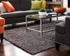 Graphite Silky Shag Rug