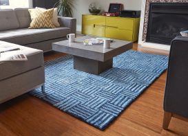 Susa Blue Skies Rug (Size: 5' x 8')