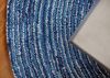 Round Ripple Blue Skies Rug
