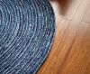 Round Ripple Blue Skies Rug