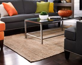 Portland Natural Jute Rug (Size: 4' x 6')