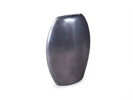 Pod Sculptural Vase (Finish: Polished Aluminum, Size: Medium)
