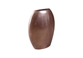 Pod Sculptural Vase (Finish: Polished Bronze, Size: Medium)
