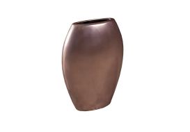 Pod Sculptural Vase (Finish: Polished Bronze, Size: Small)