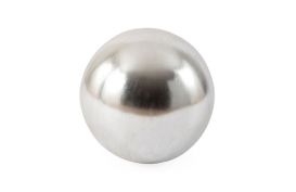 Floor Ball (Finish: Silver Leaf, Size: Small)