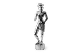 Burmese Guardian Figure Silver Leaf (Design: Left)