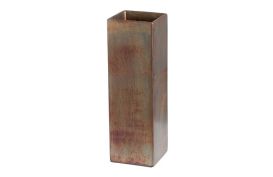 Patina Square Vase (Size: Large)