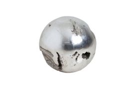 Cast Root Ball Resin (Finish: Silver Leaf, Size: Small)
