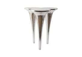 Butterfly Bar Table (Finish: Silver Leaf)