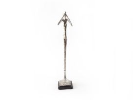 See No Evil Sculpture (Finish: Silver Leaf)