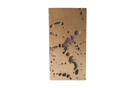 Ink Splotch Rectangle (Finish: Light Brown)