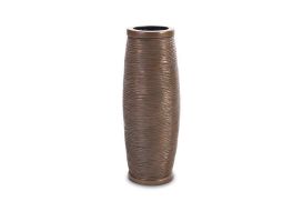 Spun Wire Vase (Finish: Bronze, Size: Medium)