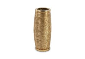 Spun Wire Vase (Finish: Gold, Size: Small)