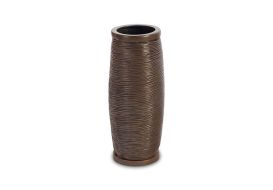 Spun Wire Vase (Finish: Bronze, Size: Small)
