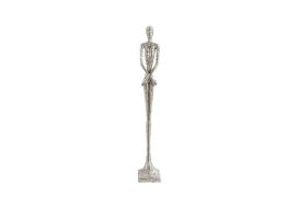 Skinny Female Sculpture (Finish: Silver Leaf)