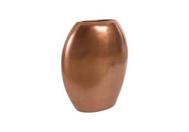Pod Sculptural Vase (Finish: Polished Copper, Size: Medium)