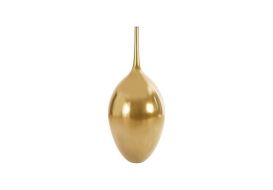 Needle Nose Vase Polished Brass (Size: Large)