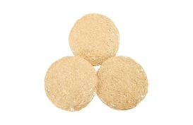 Molten Wall Art Set of 3 (Finish: Gold Leaf)