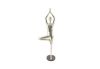 Yoga Figure Silver with Lines