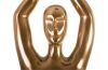 Yoga Figure Polished Bronze No Lines