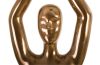 Yoga Figure Polished Bronze No Lines