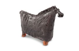 Short Horse Clay Animal (Size: Small)