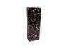 Captured Flake Vase Black