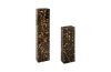 Captured Flake Vase Black