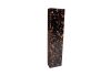 Captured Flake Vase Black