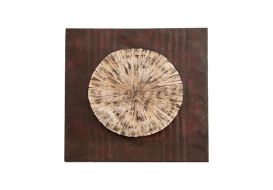 Medallion Wall Art (Finish: Silver)
